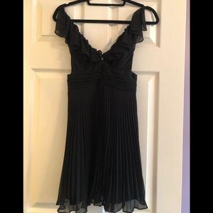 BCBG black mini dress size 4